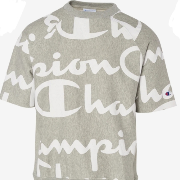 Champion All Over S/S Reverse Weave Sweatshirt - Picture 2 of 4